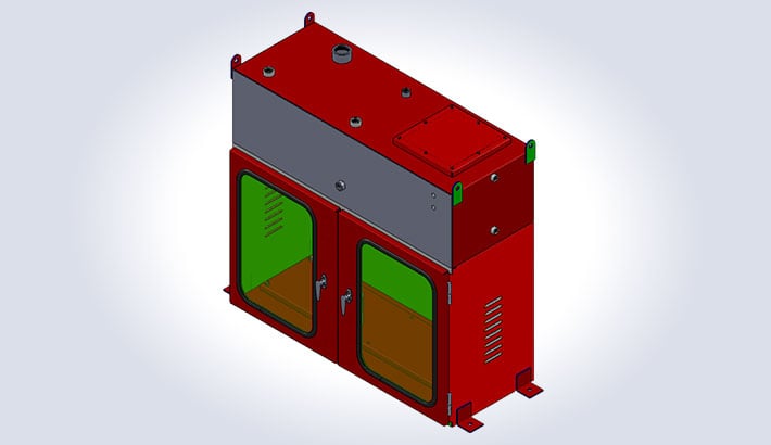 Enclosure with Tank