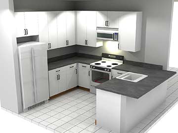 2020 Design U Shape Kitchen