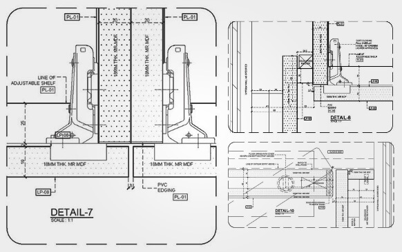 Architectural MillWork Drawing