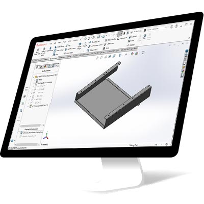 Sheet metal Machine guide panel