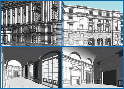 Point cloud to BIM LOD 400 for a Heritage Monument Building
